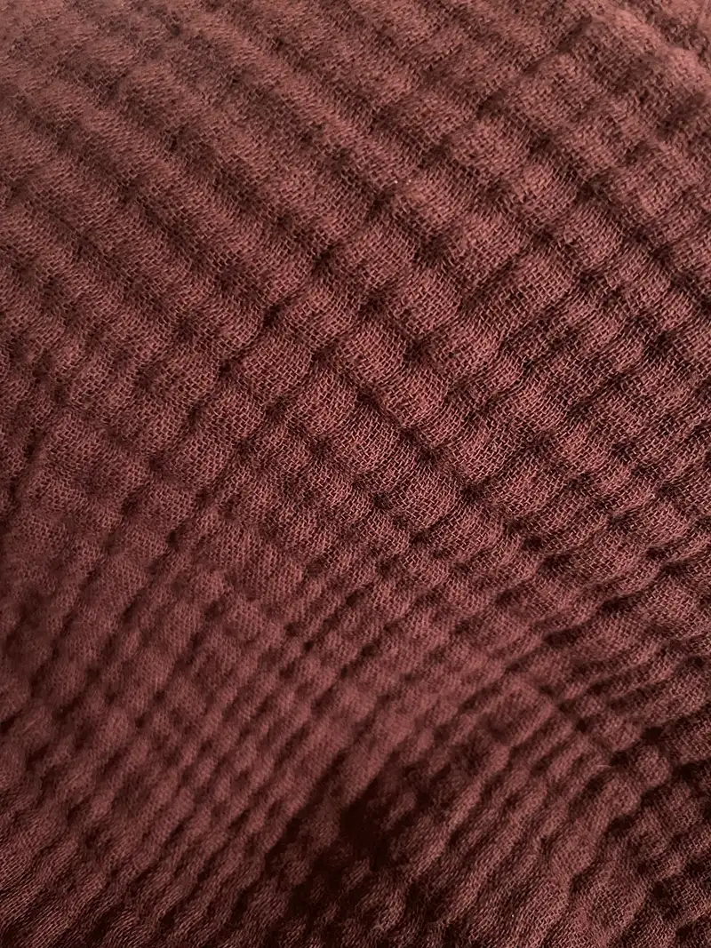 Customer image of Organic Airy Gauze Throw