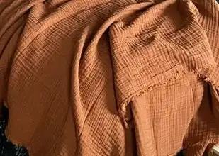Customer image of Organic Airy Gauze Throw