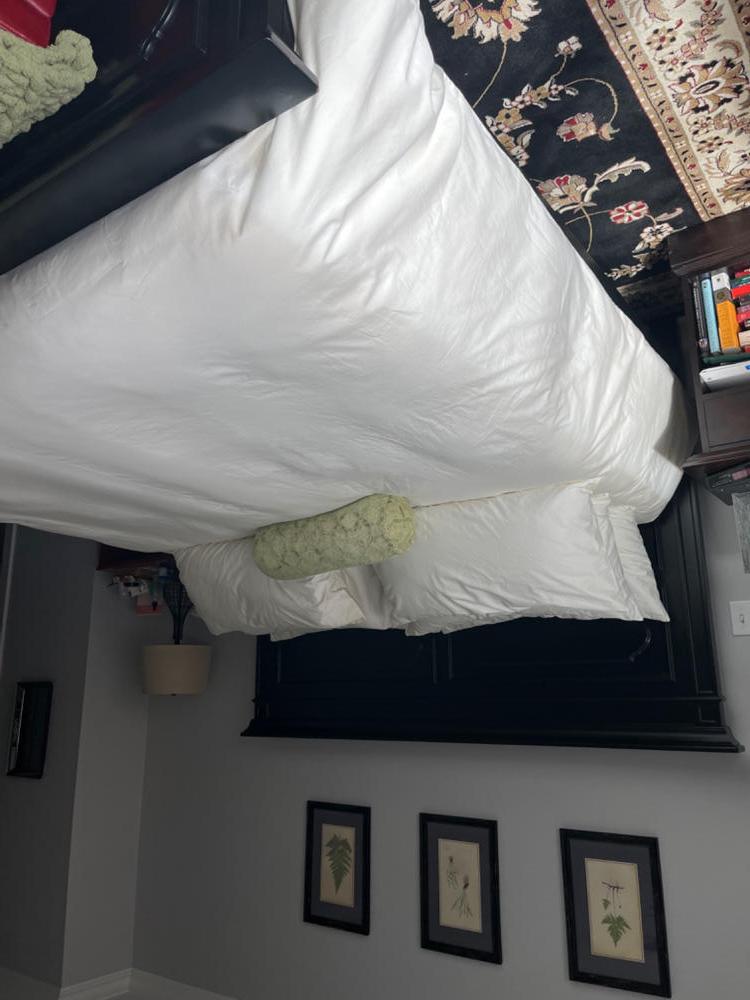Customer image of Luxury Organic Sateen Duvet Cover Set