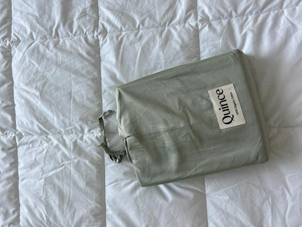 Customer image of Luxury Organic Sateen Duvet Cover Set