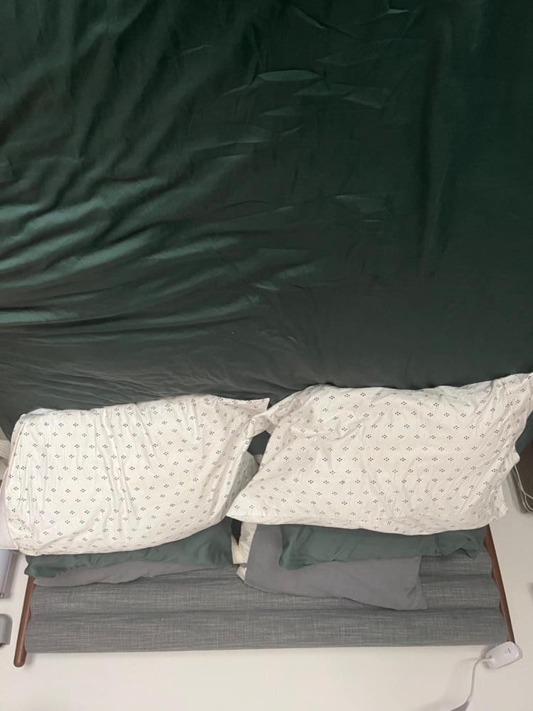 Customer image of Luxury Organic Sateen Duvet Cover Set