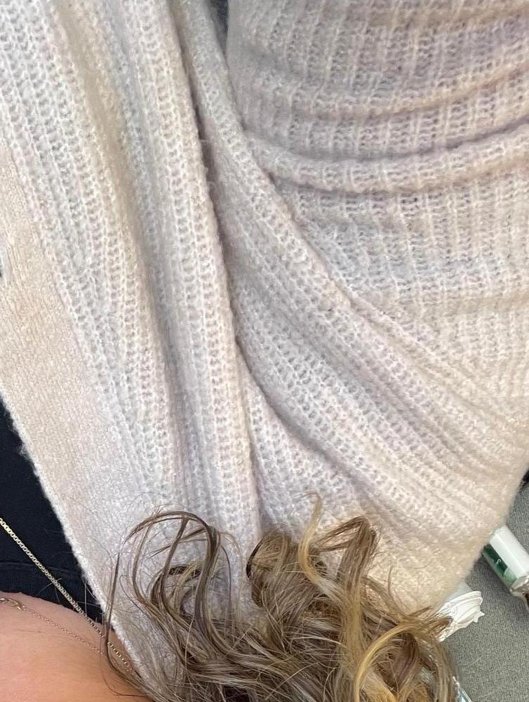 Customer image of Baby Alpaca-Wool Oversized Cardigan 