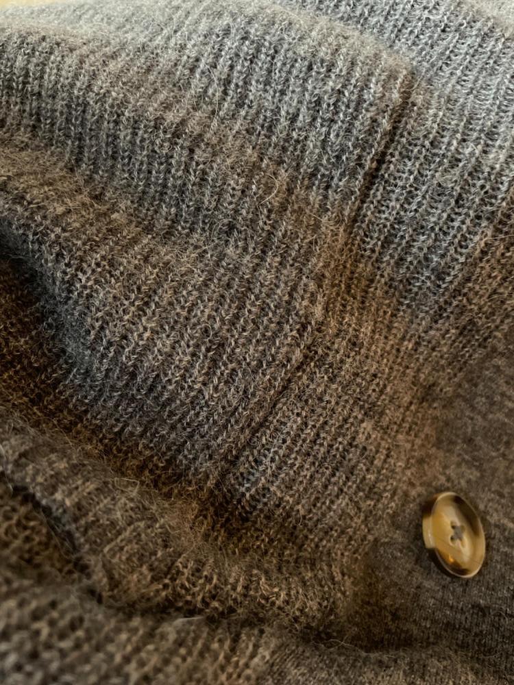 Customer image of Baby Alpaca-Wool Oversized Cardigan 