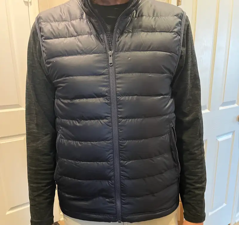 Men's Lightweight Down Packable Puffer Vest | Quince Canada
