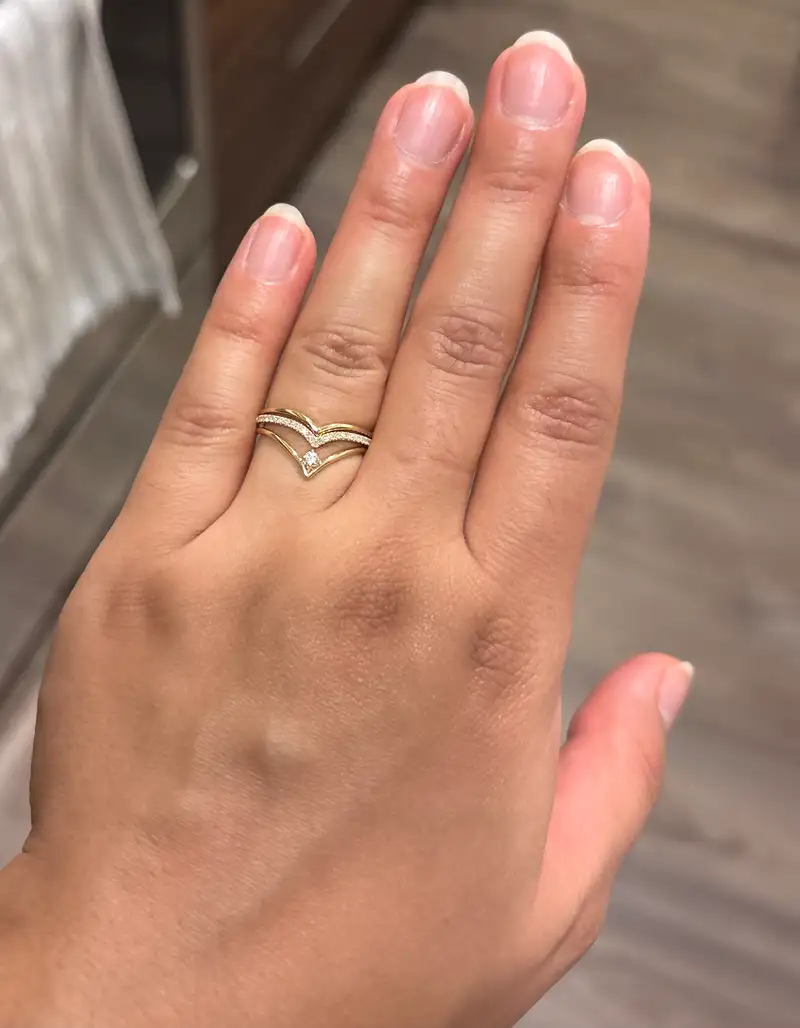 14K Gold Diamond Line Ring | Quince