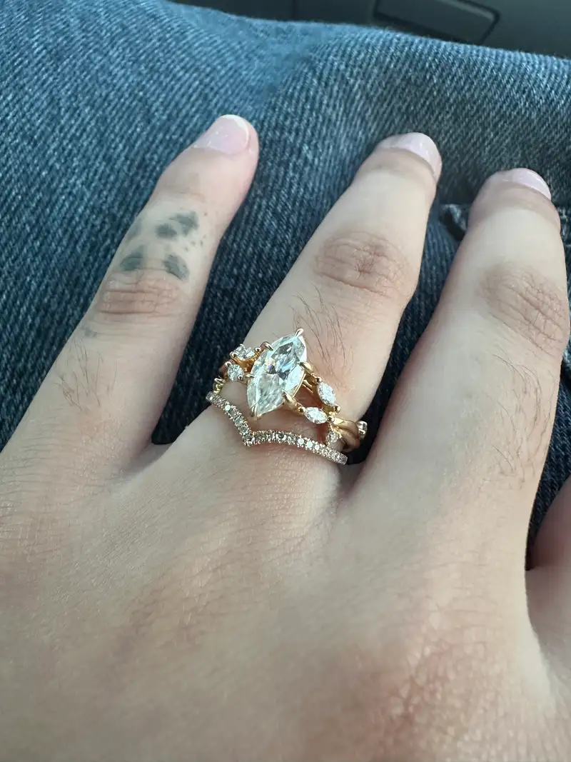 14K Gold Diamond Line Ring | Quince