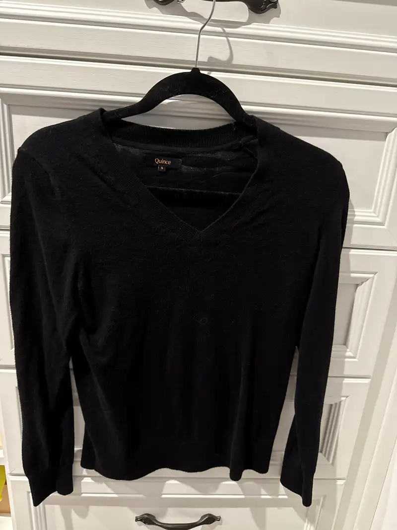 W/Si/Ca 18G V Neck Knit　HEATHER MOCHA　長袖 LIDNM / Llife ONLINE STORE / W/Si/Ca 18G V Neck Knit