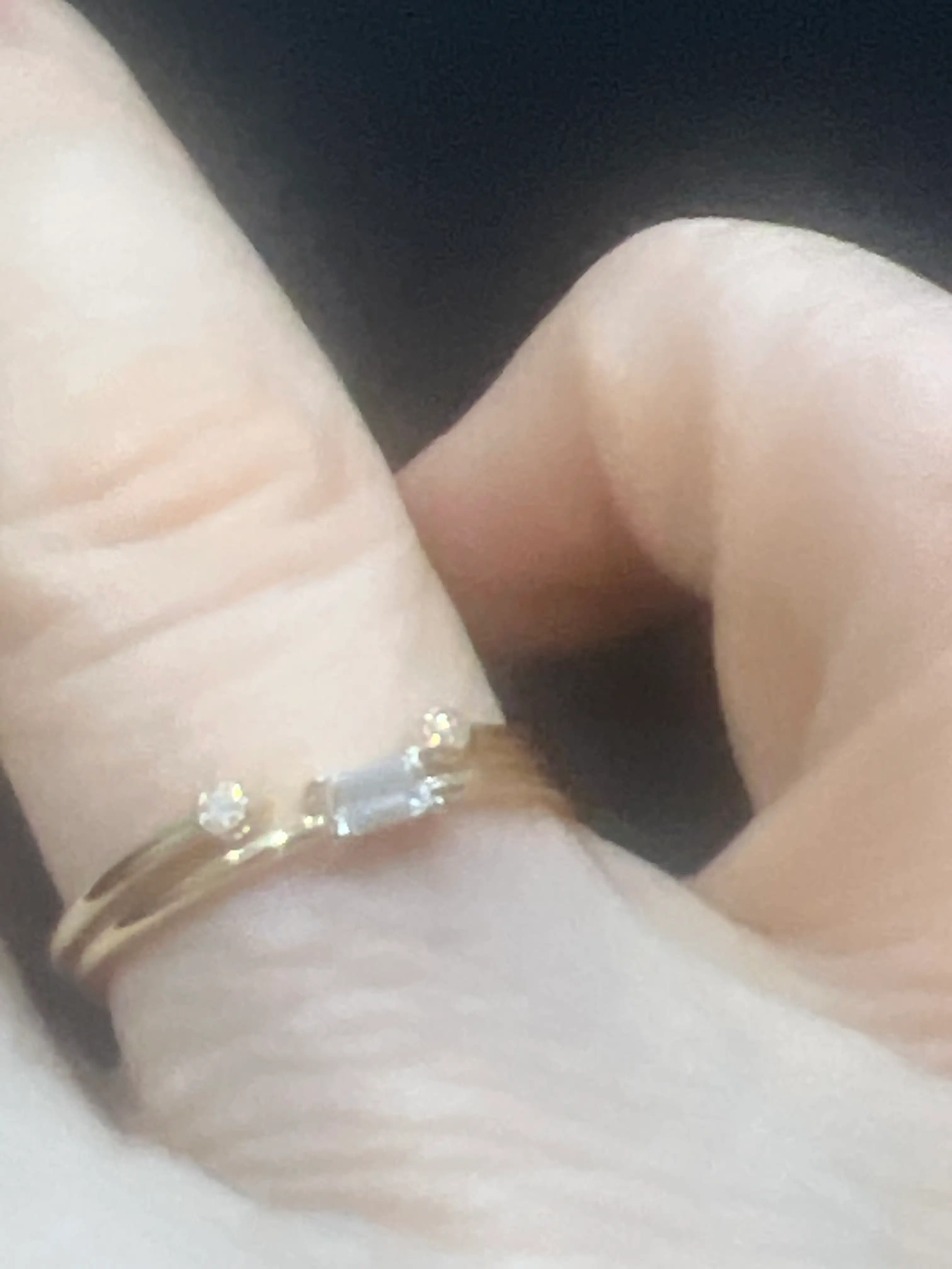 14K Gold Diamond Line Ring | Quince