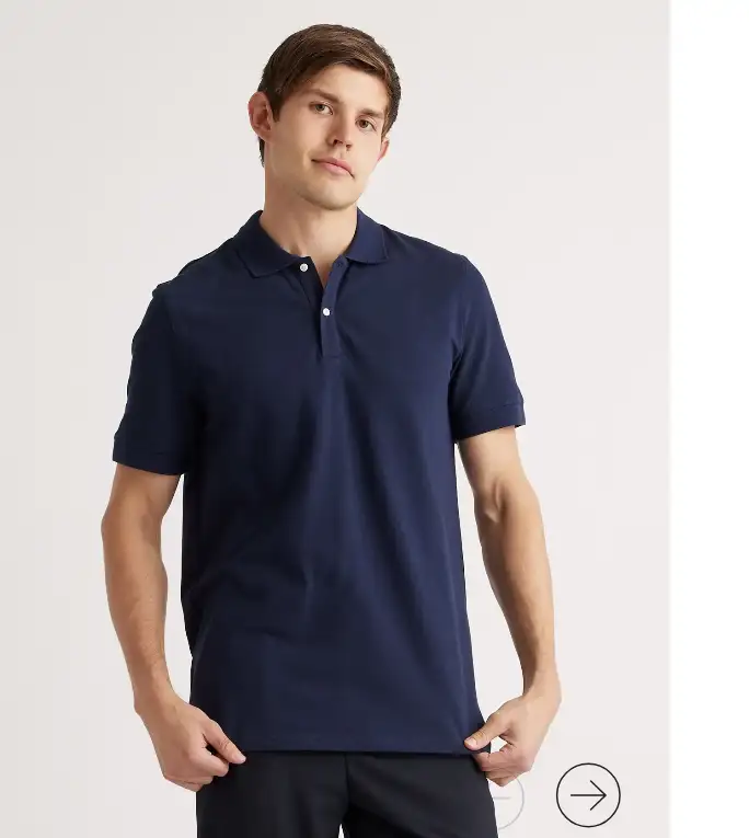 Organic Cotton Pique Polo 3 Pack