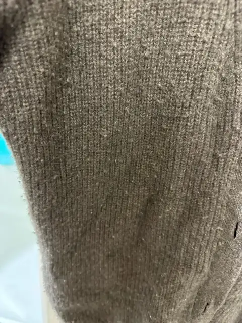 Customer image of Mongolian Spring Cashmere Oversized Boyfriend Cardigan Sweater