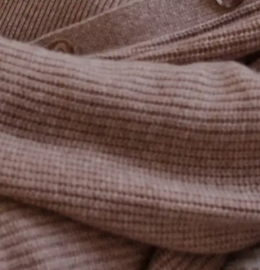 Customer image of Mongolian Spring Cashmere Oversized Boyfriend Cardigan Sweater