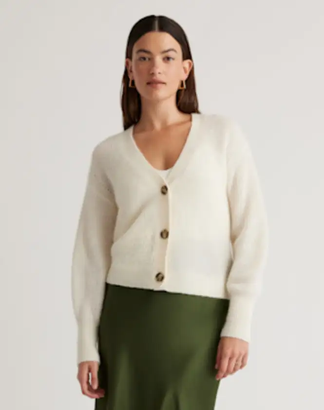 カーディガン little $uzie - little $uzie Alpaca Mix V-neck Cardigan Alpaca Cardigan Sweater