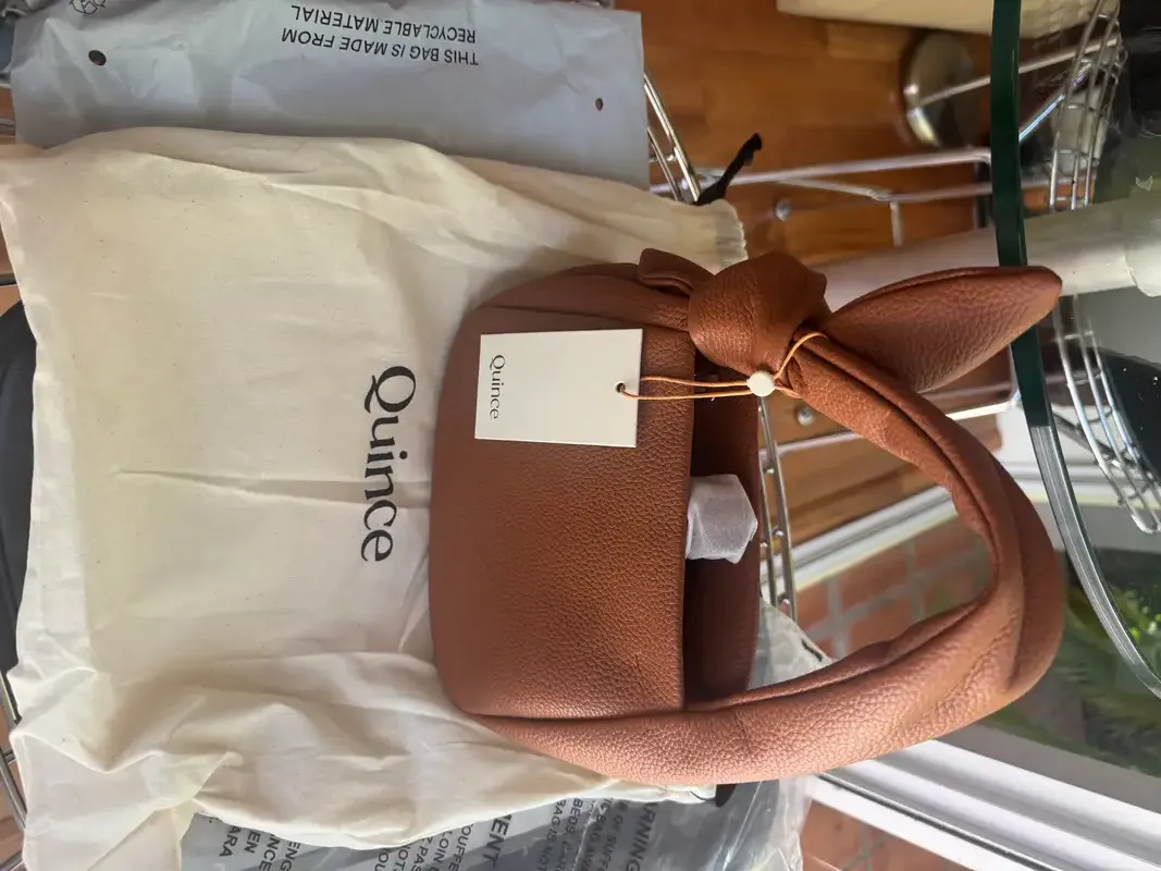 Italian Leather Mini Bow Bag