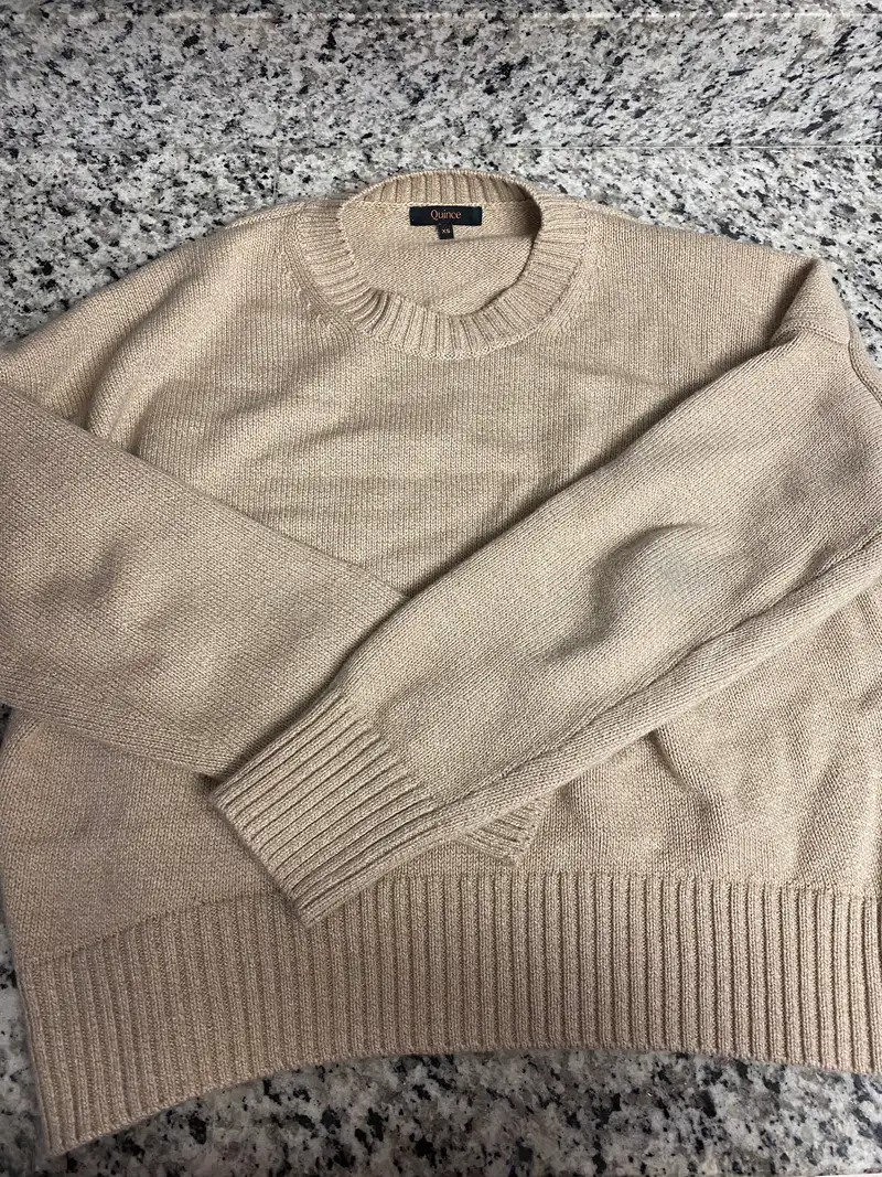 Customer image of 100% Organic Cotton Boyfriend Crew Sweater
