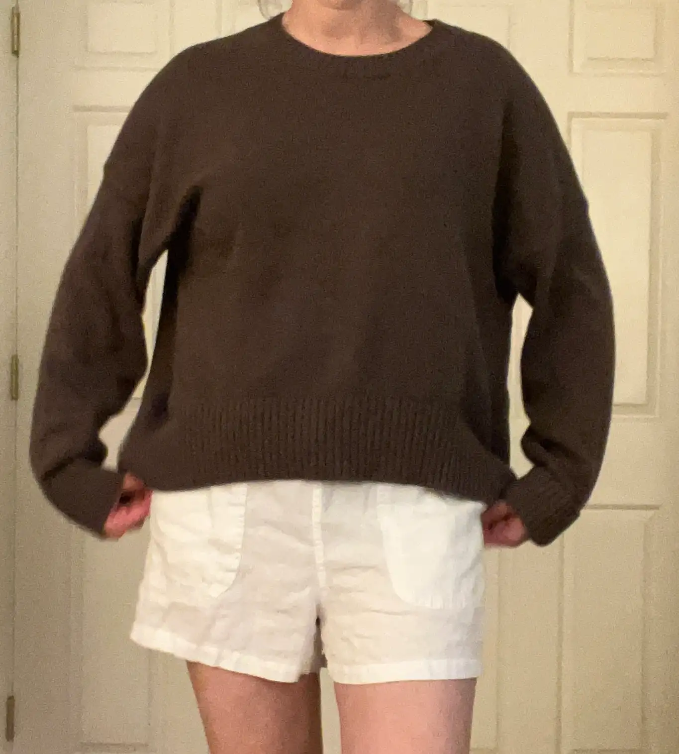 Customer image of 100% Organic Cotton Boyfriend Crew Sweater