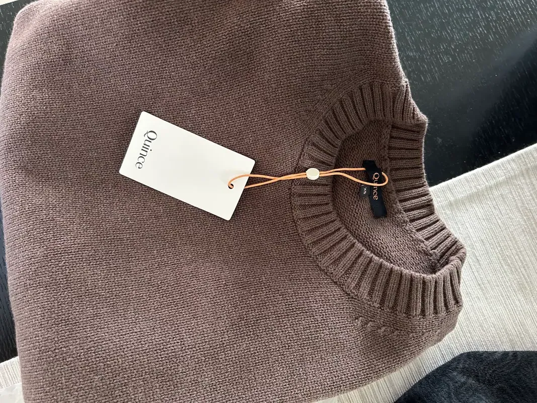 Customer image of 100% Organic Cotton Boyfriend Crew Sweater