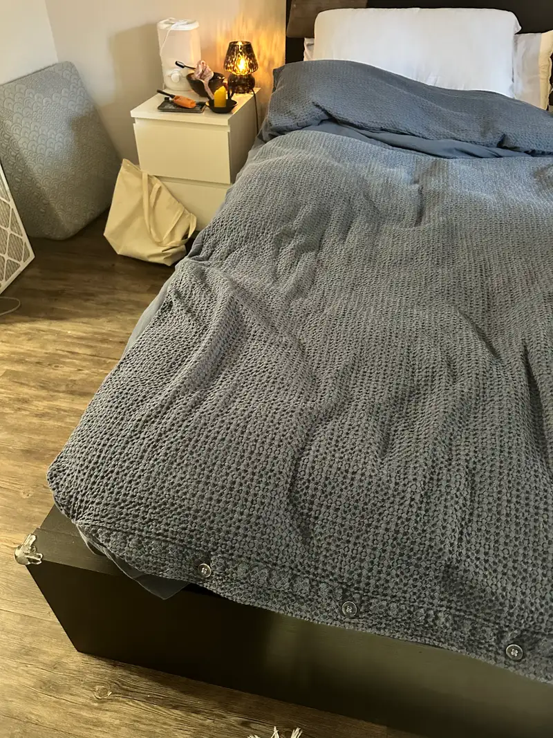 Organic Luxe Waffle Shams