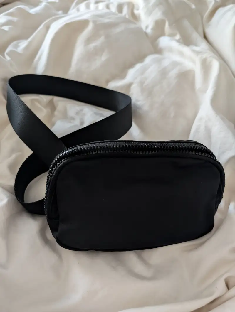Revive Nylon Belt Bag in Black