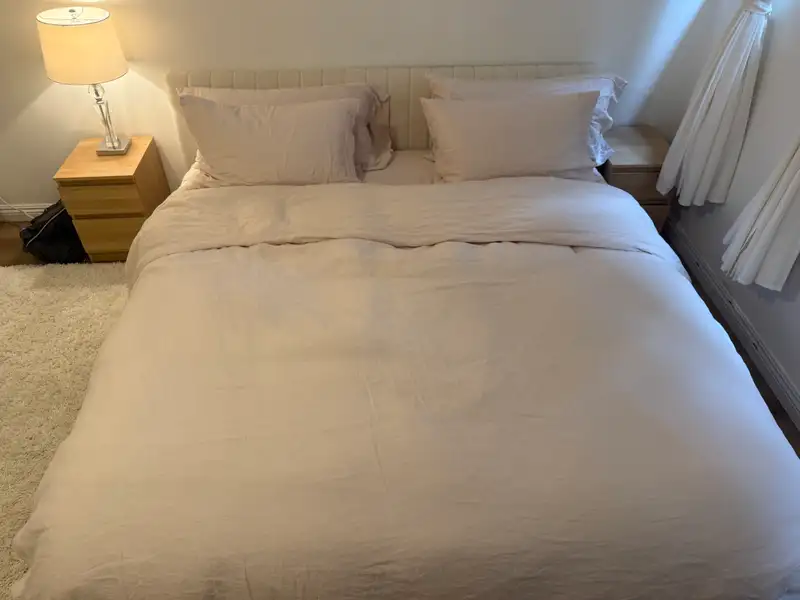 Customer image of European Linen Duvet Cover Set