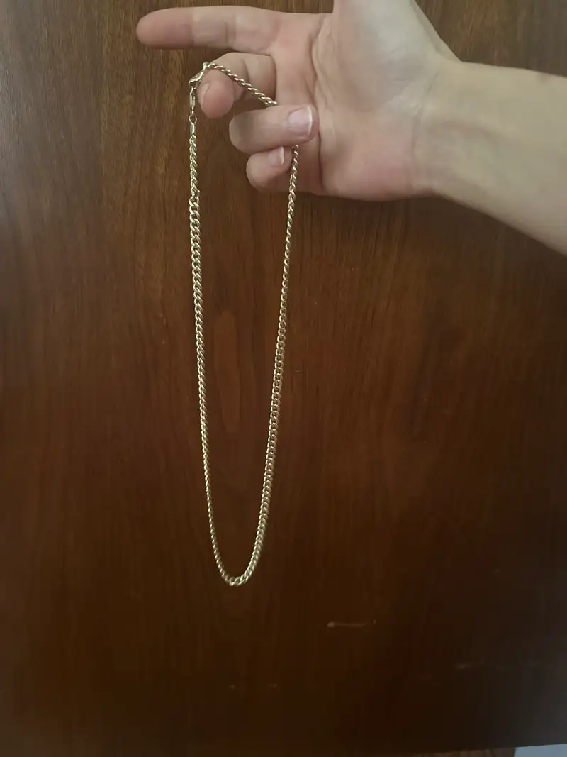 14K Gold East West Emerald Baguette Bar Necklace