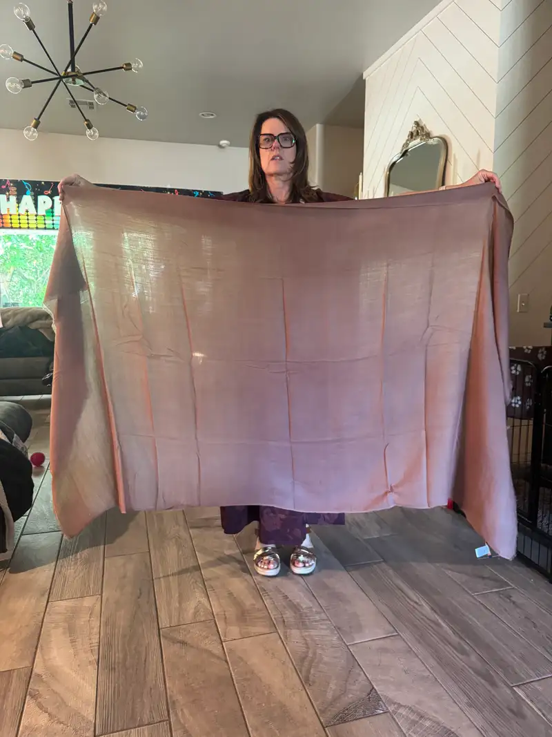 Featherweight Cashmere Silk Frayed Edge Scarf