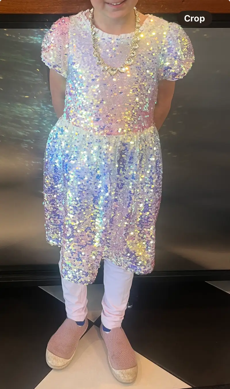 Recycled Tulle Tiered Dress