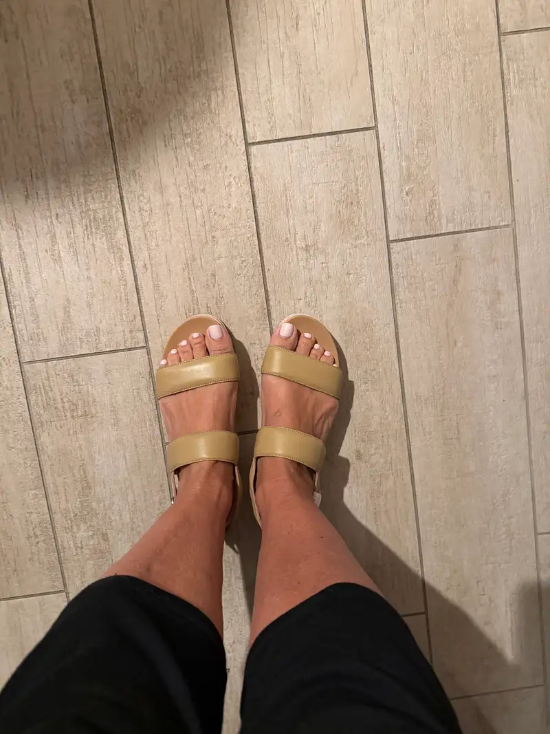 100% Leather Wrap Sandal