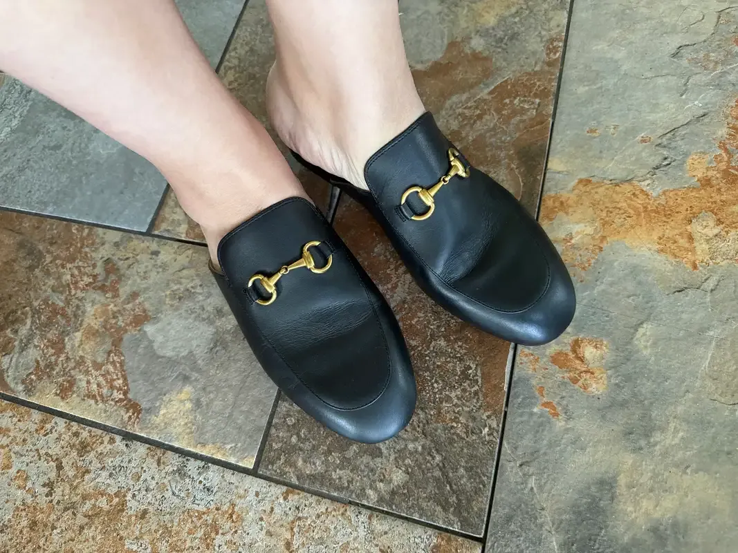 Water Repellent Suede Clog Mule