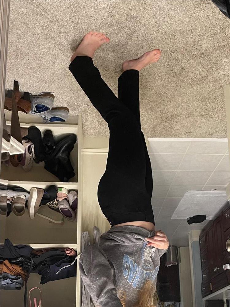 Customer image of Ultra-Stretch Ponte Straight Leg Pants