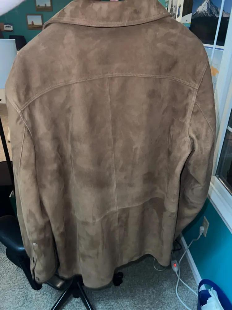 100% Suede Overshirt