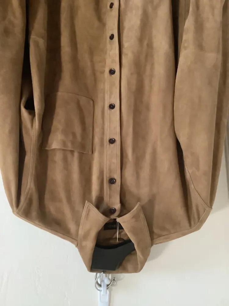 100% Suede Overshirt