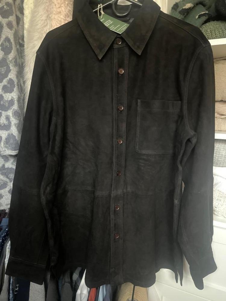 100% Suede Overshirt