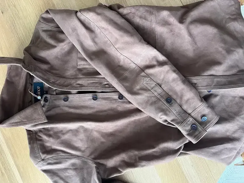 100% Suede Overshirt