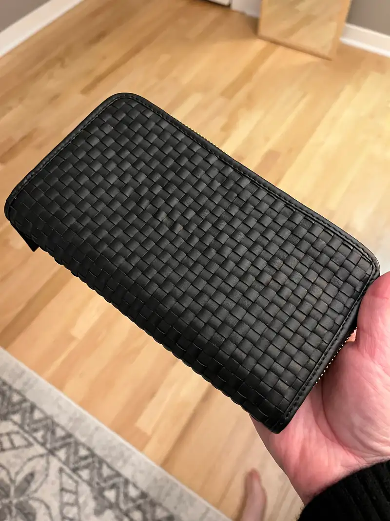 Italian Leather Handwoven Convertible Crossbody