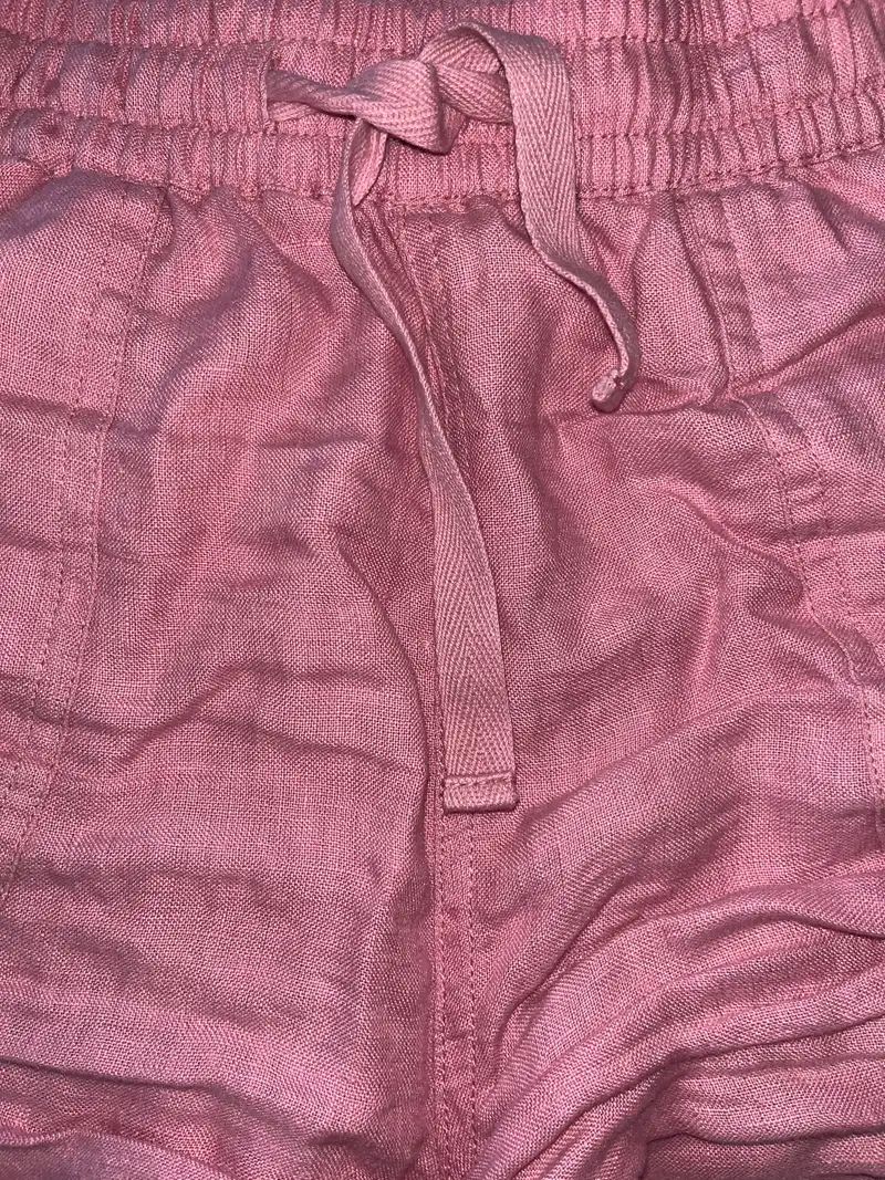 Customer image of 100% European Linen Shorts