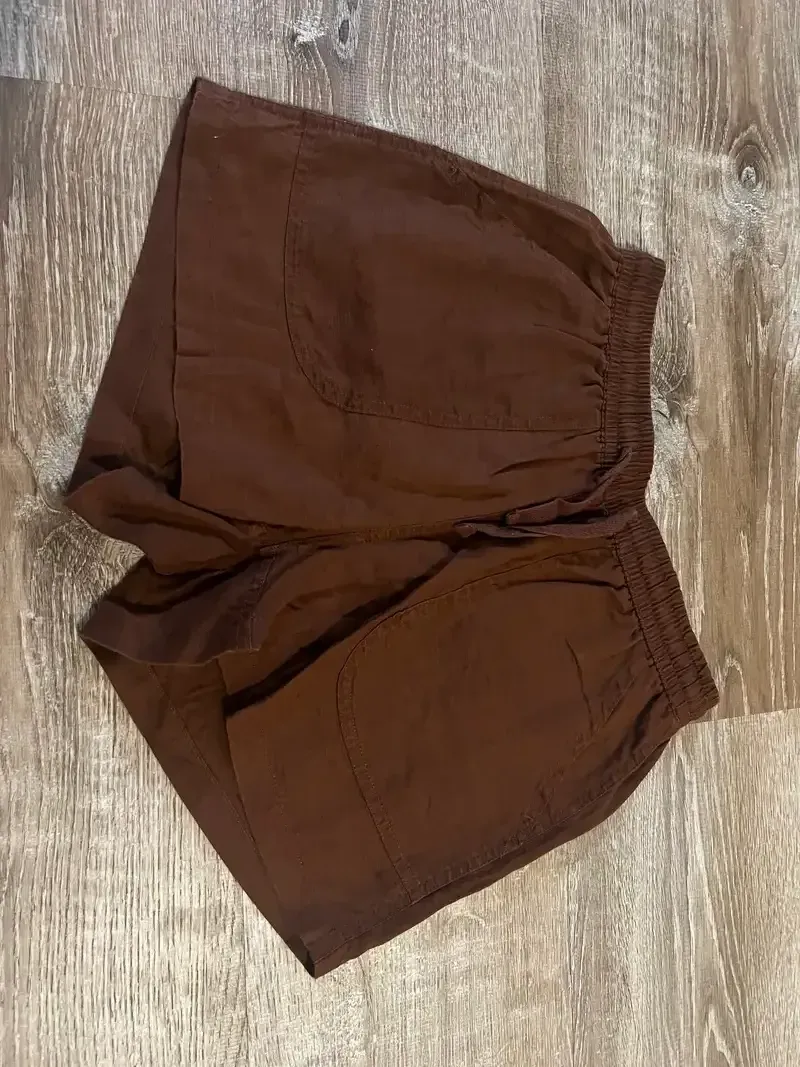 Customer image of 100% European Linen Shorts