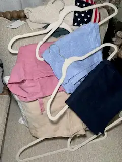 Customer image of 100% European Linen Shorts