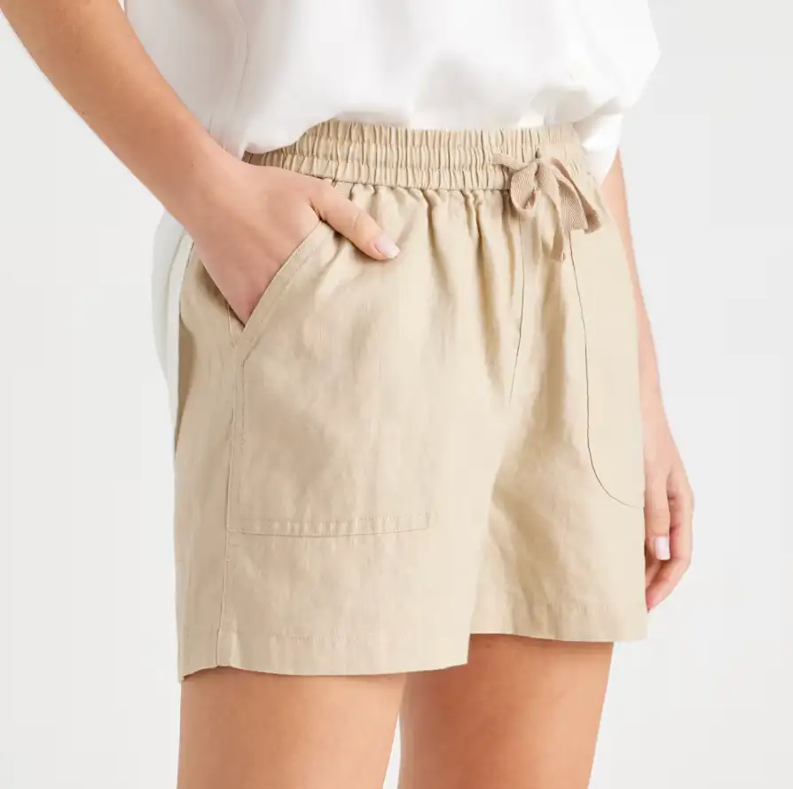Linen shorts