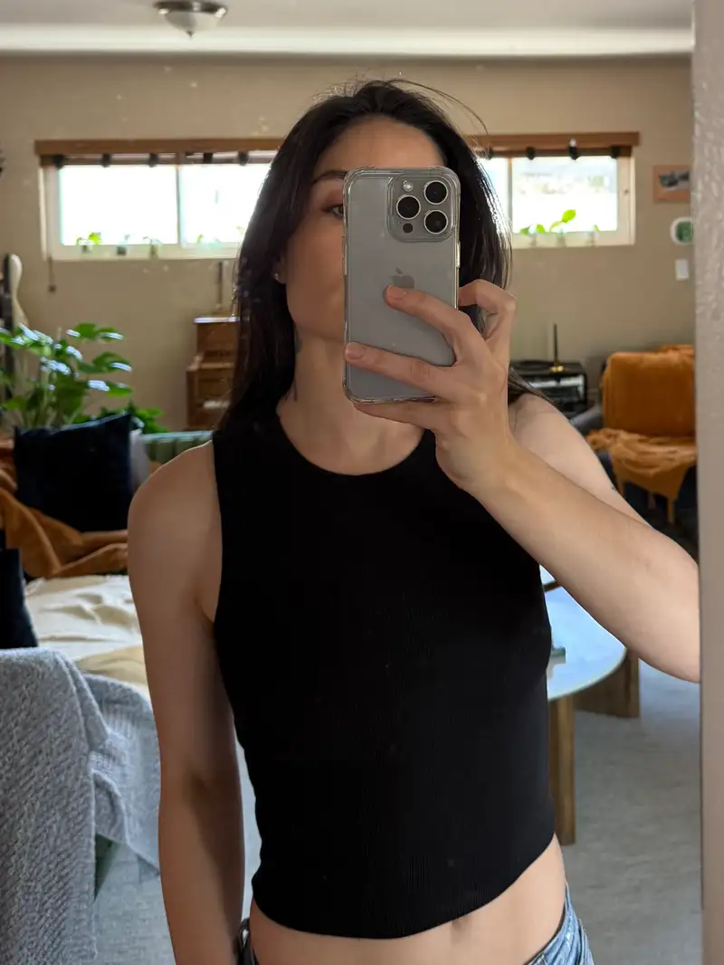 Organic Cotton Micro-Rib Cropped Cutaway Tank (3-Pack)