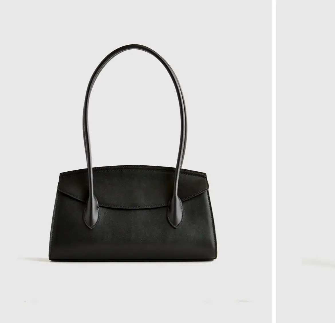 Italian Leather Double Strap Shoulder Bag