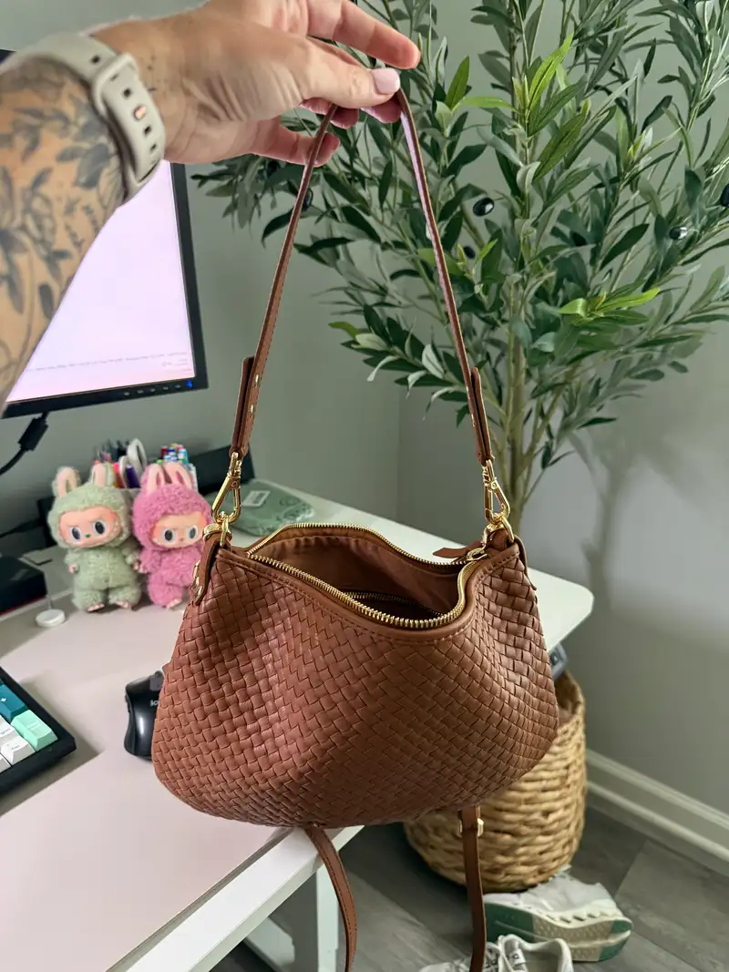 ハンドバッグ MINI 16 LEATHER SHOULDER BAG Italian Leather Box Shoulder Bag