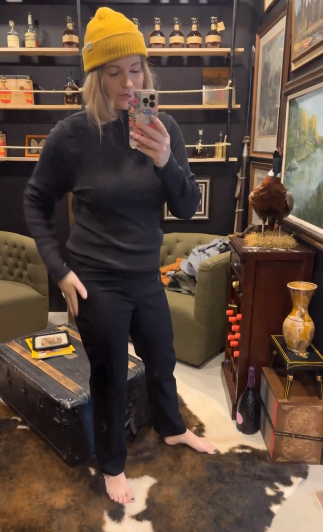 Customer image of Ultra-Stretch Ponte Straight Leg Pants