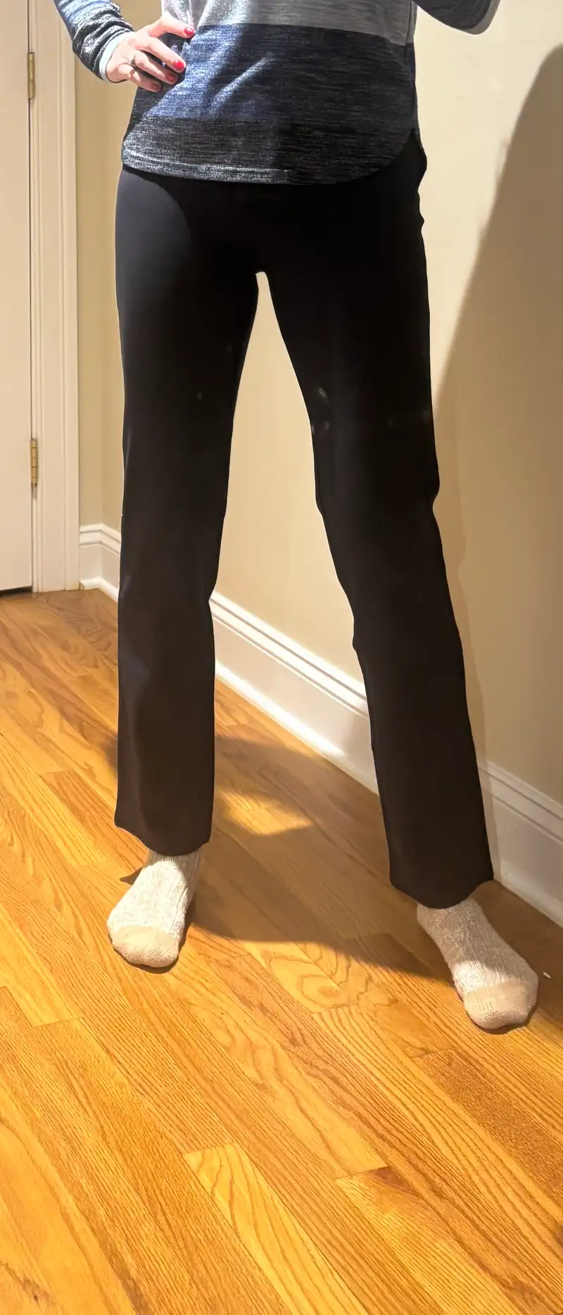 Customer image of Ultra-Stretch Ponte Straight Leg Pants