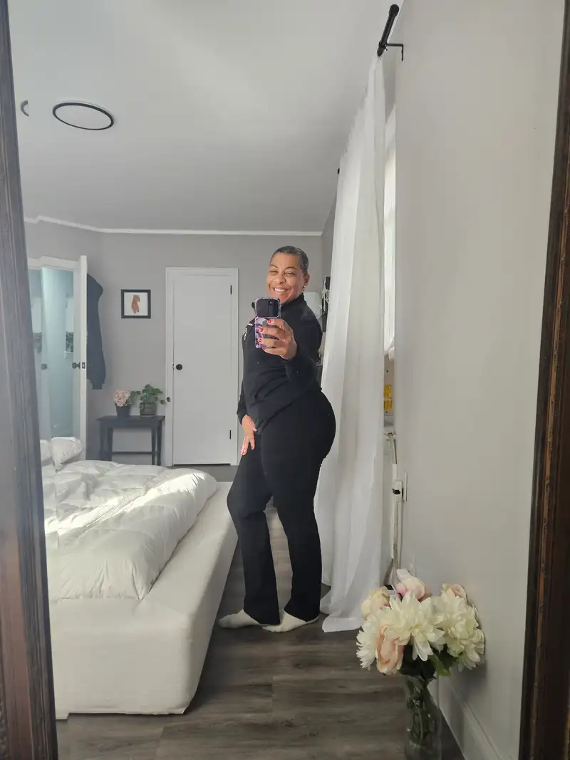 Customer image of Ultra-Stretch Ponte Straight Leg Pants