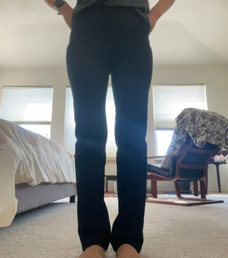 Customer image of Ultra-Stretch Ponte Straight Leg Pants