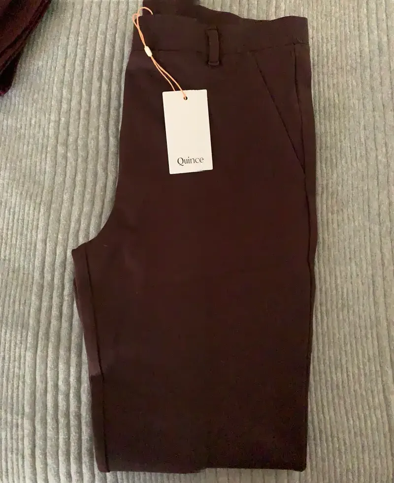 Brown Ultra stretch Ponte straight leg pants