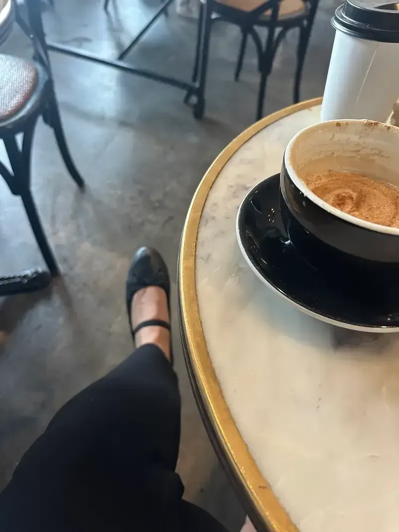 Customer image of Italian Leather Mary-Jane Ballet Flat