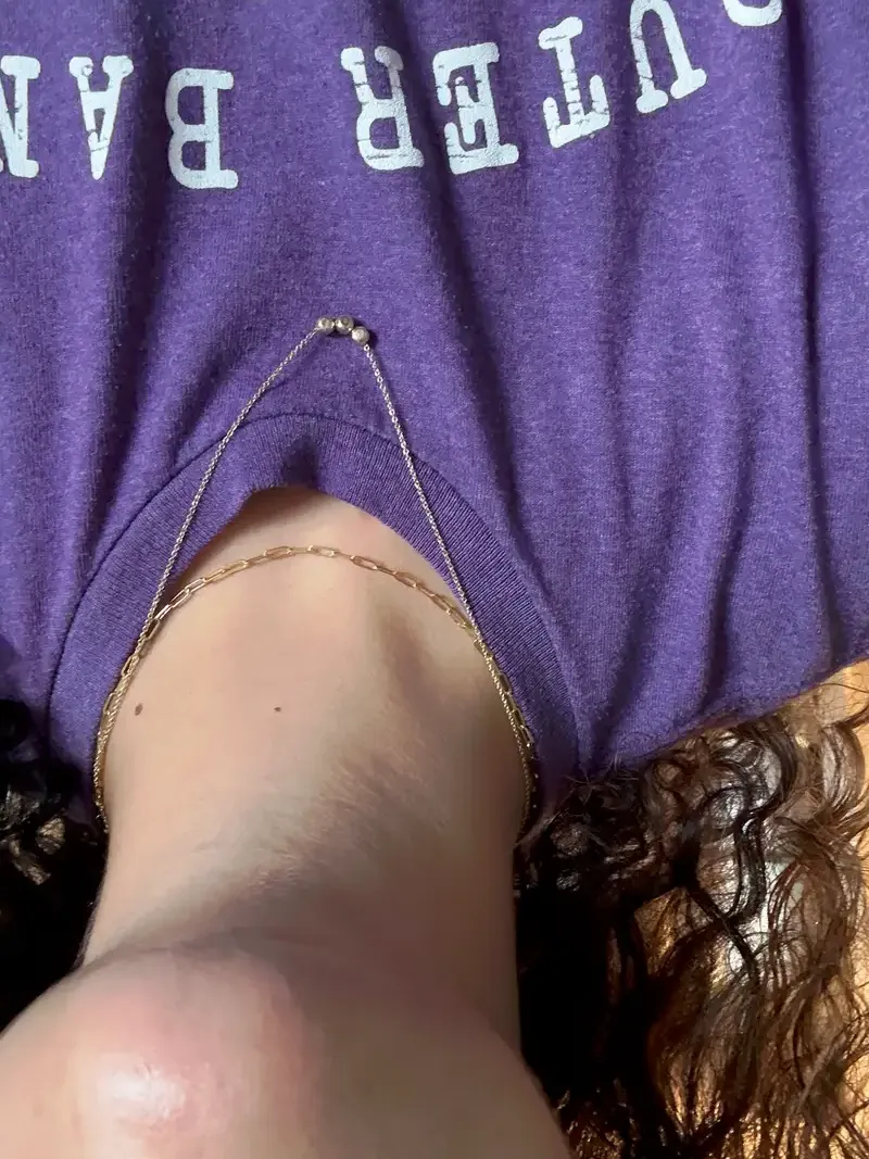 14K Gold Medium Paperclip Chain Necklace