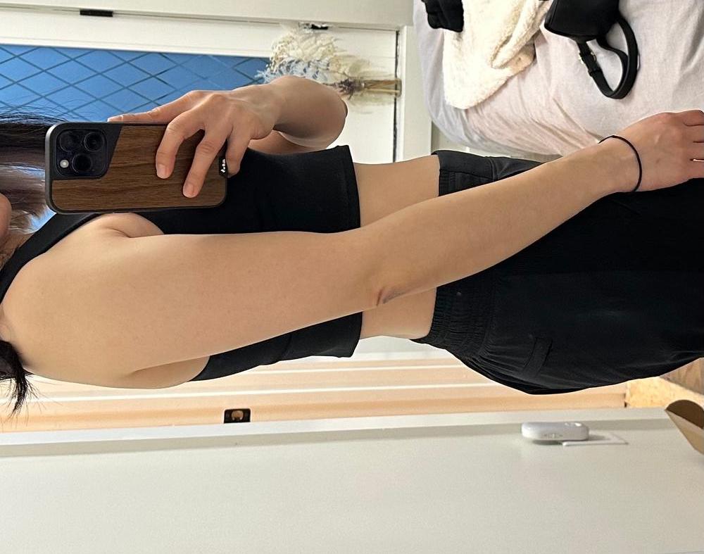 Customer image of Ultra-Soft High-Neck Cropped Tank
