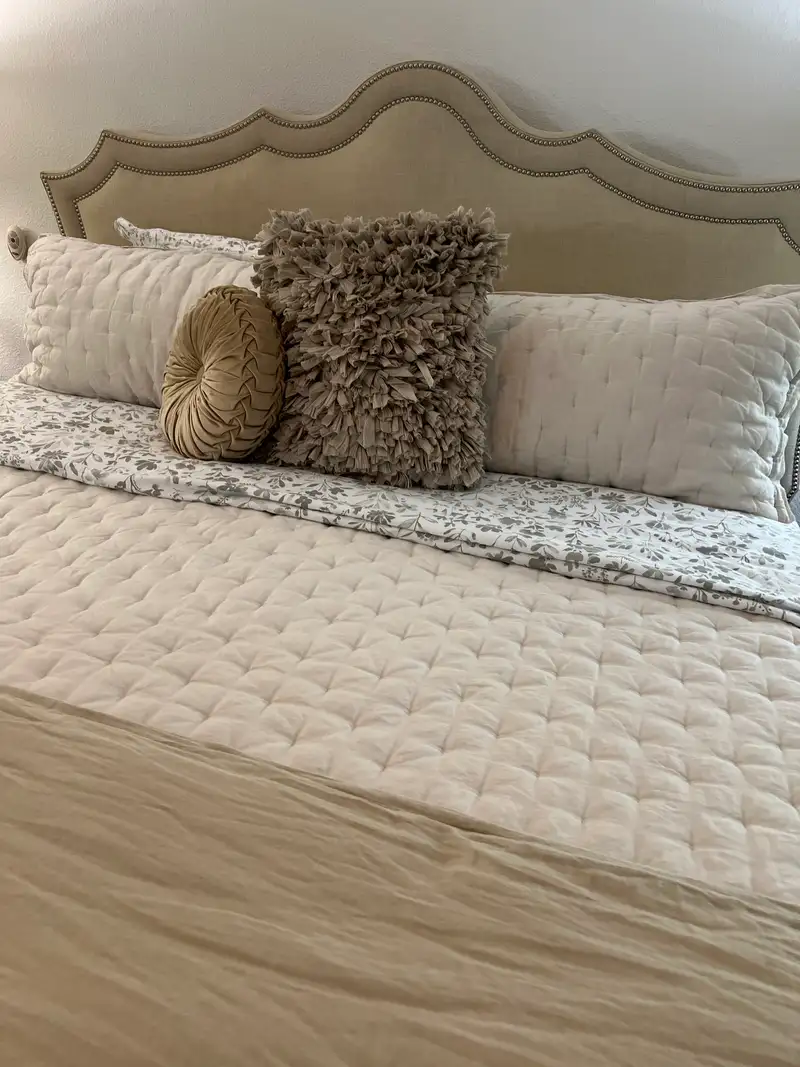Organic Cotton Basketweave Quilt Set